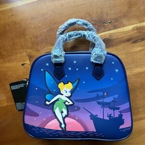 Loungefly Disney Peter Pan Tinker Bell & Jolly Roger Handbag